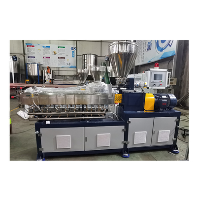 Γραμμή παραγωγής κόκκων για PPR PP HDPE PE PVC Pellet Plastic Twin Screw Extruder